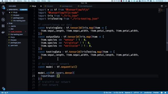 TensorFlow JS Tutorial - Build a neural network with TensorFlow for Beginners смотреть онлайн