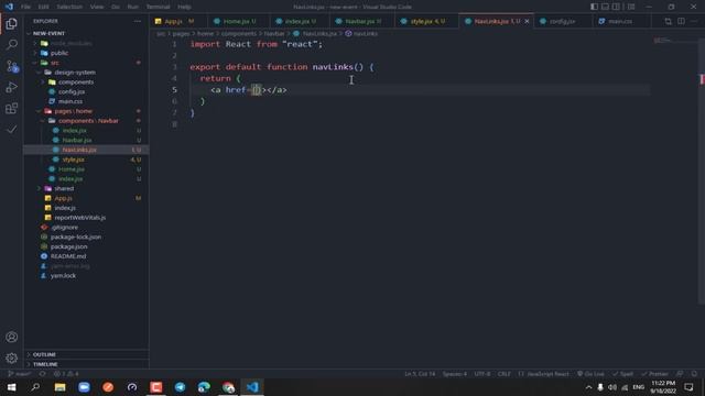 [ React JS Template 1] 18- Navbar смотреть онлайн