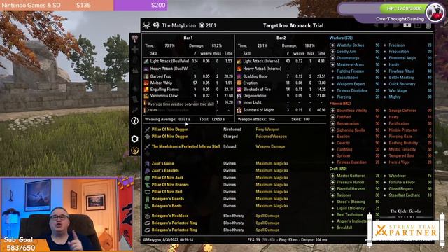 How to read the addon Combat Metrics in Elder Scrolls Online and You too can Parse 130K DPS Someday смотреть онлайн