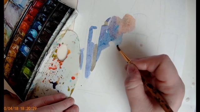 Дистанционное обучение. 4 класс ДХШ. Интерьер. Этюд акварелью в технике а ля прима. смотреть онлайн