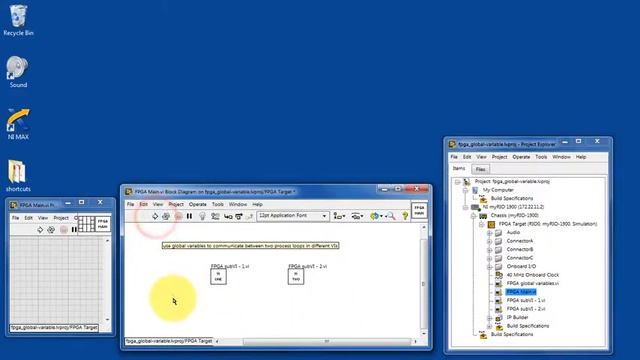 LabVIEW code: Global variable (FPGA) (expected results) смотреть онлайн