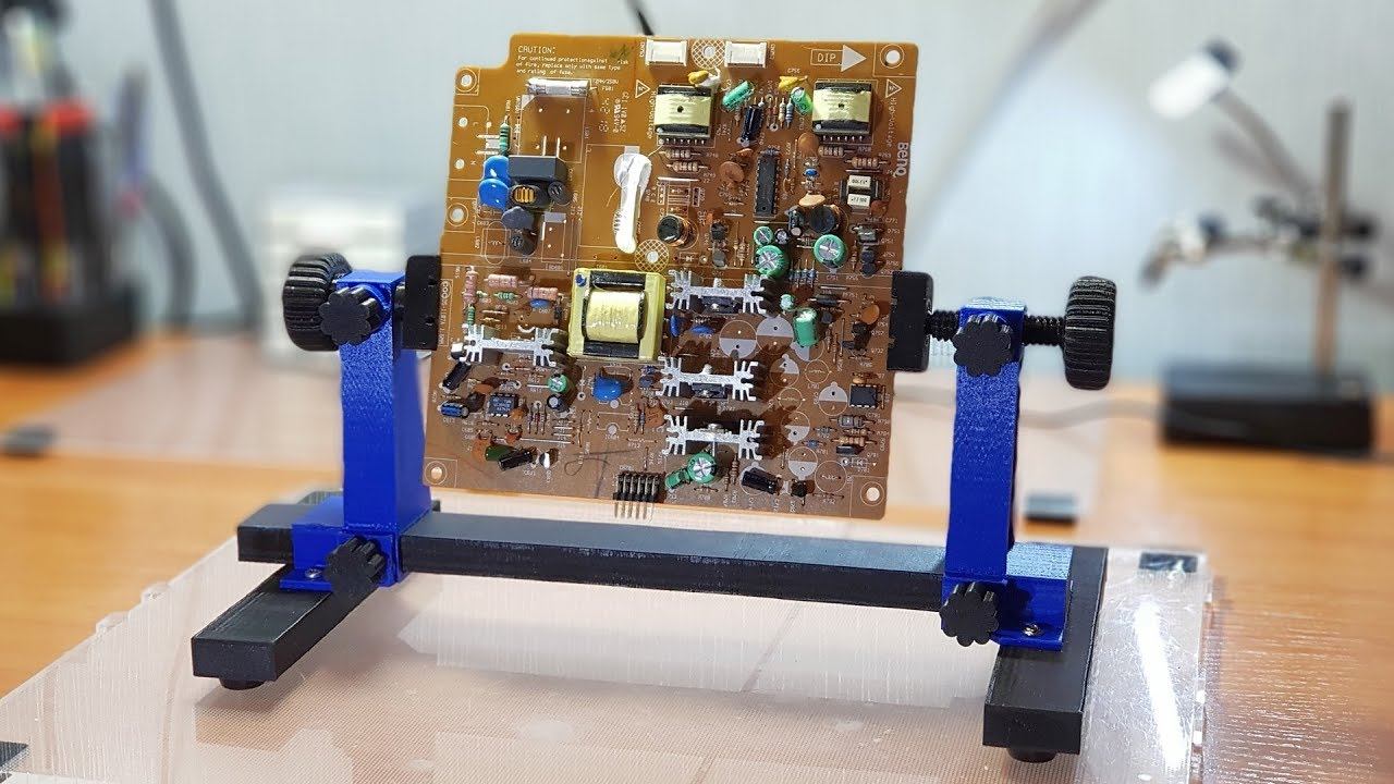 САМОДЕЛЬНЫЙ ДЕРЖАТЕЛЬ ПЛАТ (3D печать) смотреть онлайн