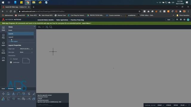 v15 AutoCAD Web Taller Gratuito - Practica Final смотреть онлайн