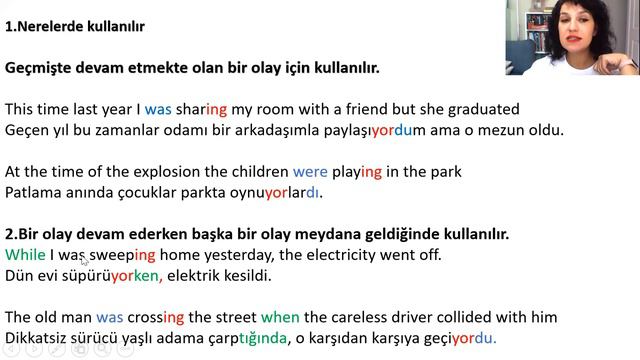 PAST CONTINUOUS TENSE смотреть онлайн