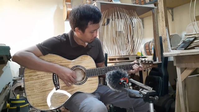 #154 Alama OM model ft. Gmelina top with Philippine Acacia back and sides #alamaguitars смотреть онлайн