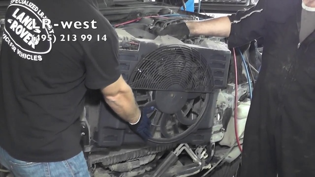 Промывка радиаторов на Range Rover смотреть онлайн