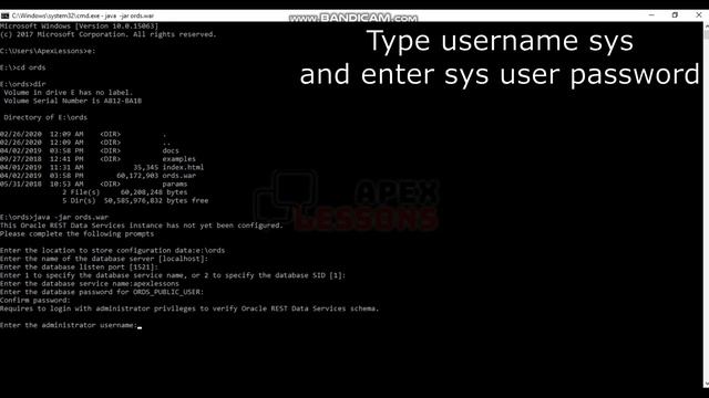 APEX ORDS Installation - Oracle Apex смотреть онлайн