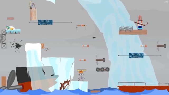 МЫ ЭТО НЕ ПРОЙДЕМ !!! КОСМИЧЕСКИЙ УРОВЕНЬ | ULTIMATE CHICKEN HORSE смотреть онлайн