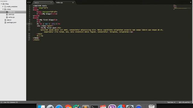 Пишем сайт на Node JS, Express | Как создать сайт #1 смотреть онлайн