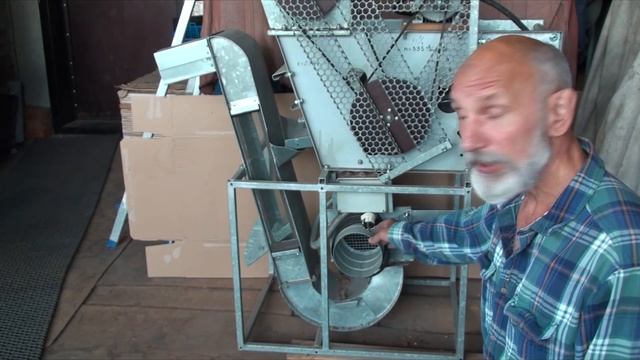 Шишкошелушилка часть 3 . Веялка.