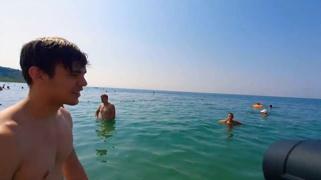 Автокемпинг - На первом. Бухта Инал. Недорого. Море. Пляж. смотреть онлайн