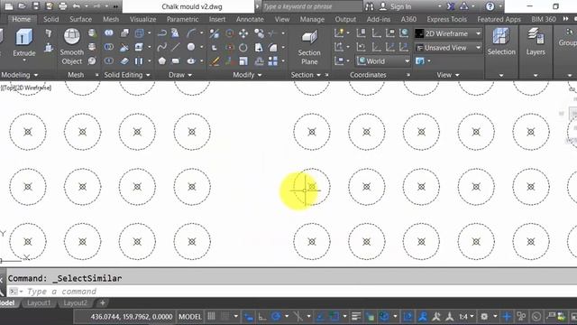 How to quickly select similar objects in AutoCAD смотреть онлайн