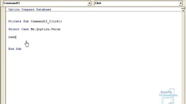 Setting up and using an Option Group in Access ~ DataPig смотреть онлайн