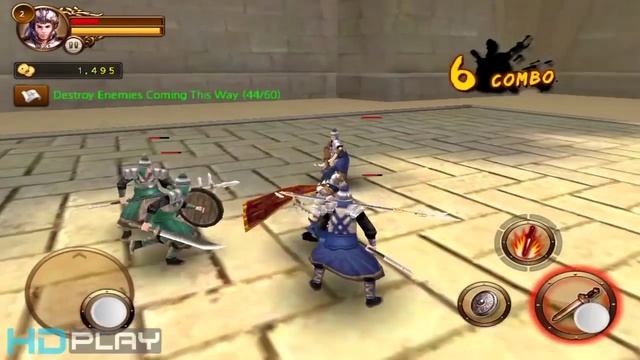 The Heroes of Three Kingdoms - iPhone/iPad HD Gameplay смотреть онлайн