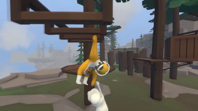 Угарный паркур в HUMAN: FALL FLAT. Новая карта!!! Обновление!