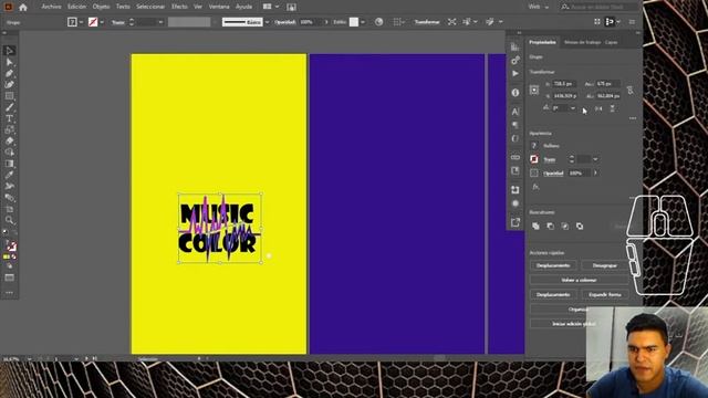 1- APP móvil RGB - boceto en illustrator смотреть онлайн