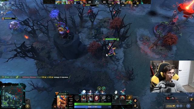 Dota 2 с подпивасниками. Я на пятёрке Сайленсере. Мэтиас играет в миду на Тини. смотреть онлайн