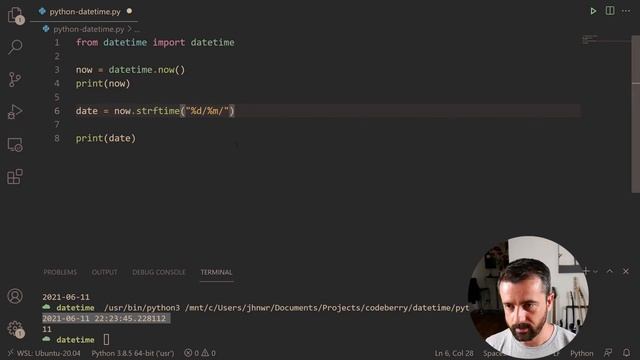 Python DateTime – Python tutorial magyar felirattal – CodeBerry Programozóiskola смотреть онлайн