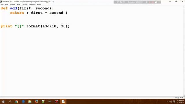 Python Programming Tutorial - 18 - Function Returning Value | Hindi смотреть онлайн