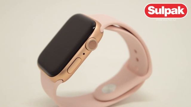 СМАРТ ЧАСЫ APPLE WATCH SERIES 6 GPS 44MM GOLD ALUMINIUM CASE WITH PINK SAND SPORT BAND распаковка смотреть онлайн