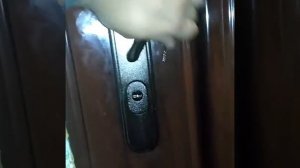 Замена замка , личинки,ручек мастерлок в двери форпост.