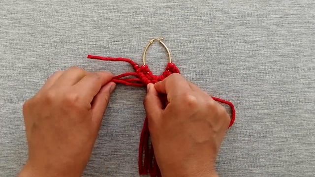 DIY ARETES en MACRAME (paso a paso) | DIY Macrame Earrings Tutorial смотреть онлайн