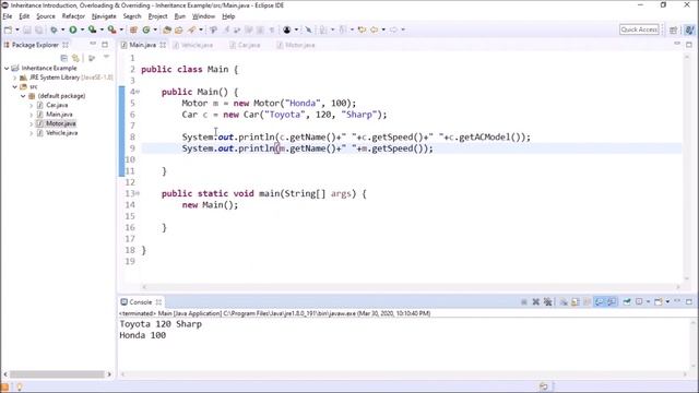 Pengenalan Inheritance, Overloading & Overriding - Java Console смотреть онлайн
