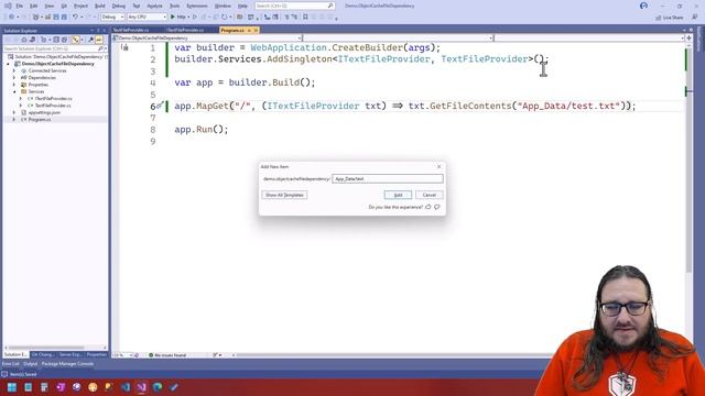 File dependency v ASP.NET Core Memory Cache смотреть онлайн