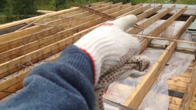 Установка ферм перекрытия в арболите смотреть онлайн