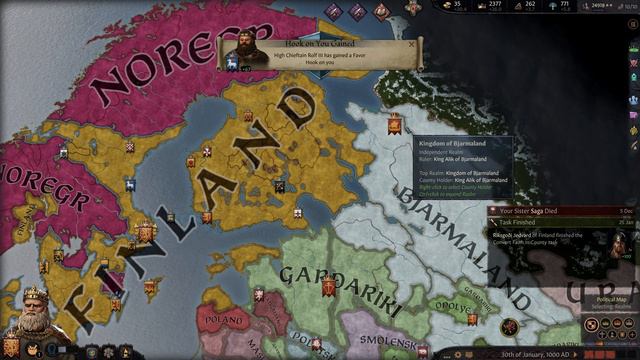 CRUSADER KINGS 3 Roleplay Uppland Start, Scandinavia / Norse Pagans ♥ #42 смотреть онлайн