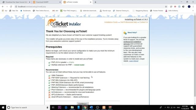 Tutoriall instalation OSTicket on Windows10 with XAMPP смотреть онлайн