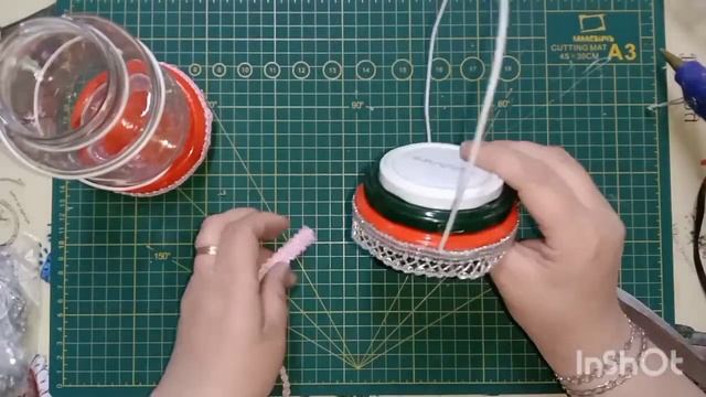 DIY Decorative lantern from a jar//Декоративный фонарь из банки смотреть онлайн