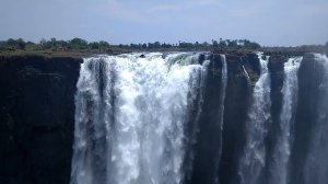 Замбия-Зимбабве.Водопад Виктория в октябре (низкий сезон)
