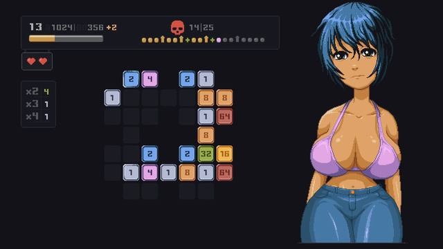 [Mojo: Hanako] A 2048 version of strip poker. смотреть онлайн