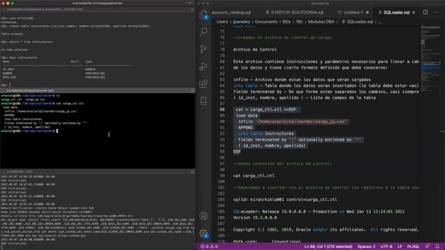 Administración Oracle - LCOA - SQL*Loader - 07-02-2021 смотреть онлайн