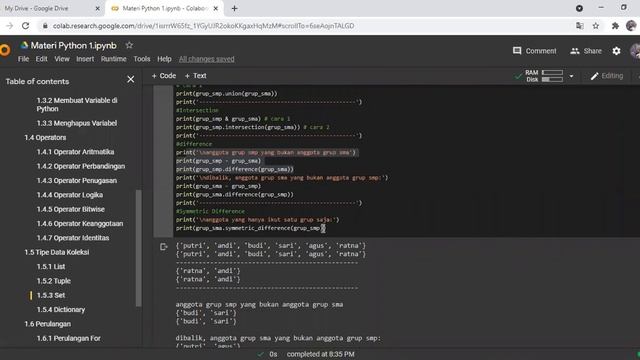 Introduction to Python (Set and Dictionary) - Pembekalan Satria Data 22 agustus 2021 смотреть онлайн