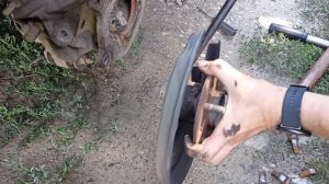 Тойота Королла замена задней ступицы и тормозного диска