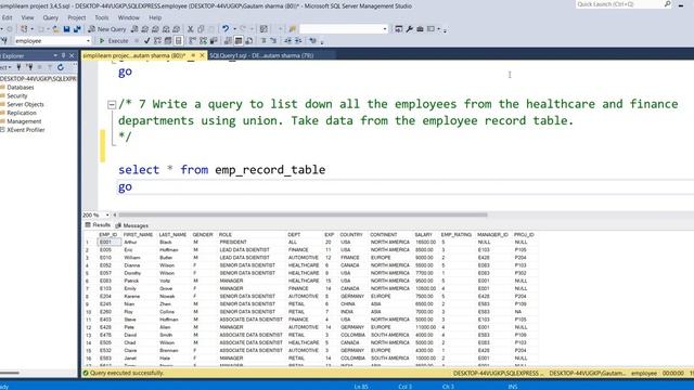 Employee Performance Mapping project In SQL Part 3 | SQL full Project | смотреть онлайн