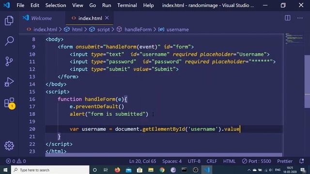 How to Handle HTML Forms in Javascript Using onSubmit Event смотреть онлайн