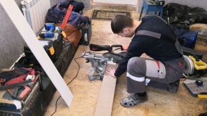 Как сделать откосы на пластиковую входную дверь от и до своими руками