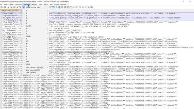 Using Notepad++ to analyze logs for ArcGIS Enterprise смотреть онлайн