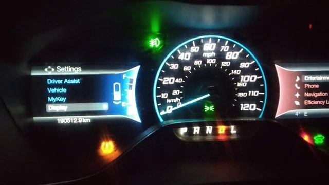 Как настроить панель приборов Ford c-max hybrid 2013. смотреть онлайн