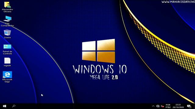 INÉDITO! Conheça o Windows 10 MEGA LITE 2.0, Equipe MDT !!! смотреть онлайн