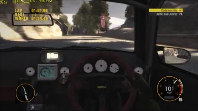 Race Driver GRID Cockpit PC Gameplay Sapphire Ati 5670 смотреть онлайн