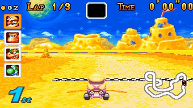Mario Kart: Super Circuit - 100cc Flower Cup смотреть онлайн