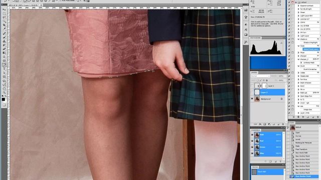 Уроки фотографии Фотоколлаж Исправление одежды