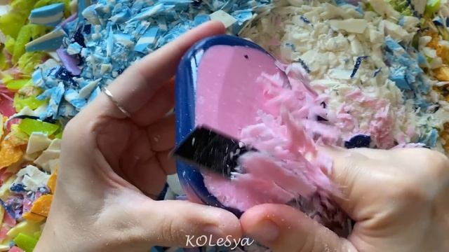 ASMR SOAP| Cutting Colored Soaр | Soap Carving| Резка крашенного мыла