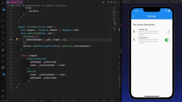 Flutter | Reveal/Hide balance Account using Gesture Detector | Bank App смотреть онлайн