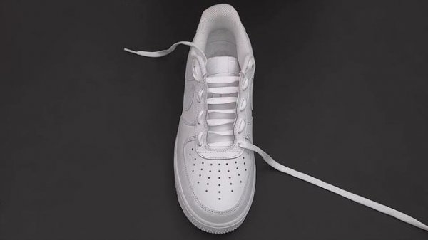 10 Cool Shoe Lace styles (Nike Air Force 1) | Shoe lacing tutorials