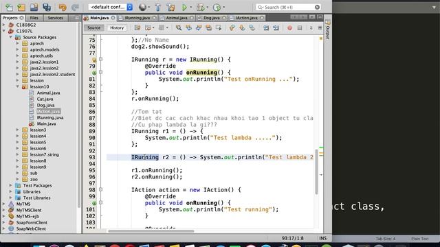 PHẦN 29 | Hướng dẫn cú pháp Lambda Java | Tạo anonymous class Java | Interface Java & Abstract Java смотреть онлайн